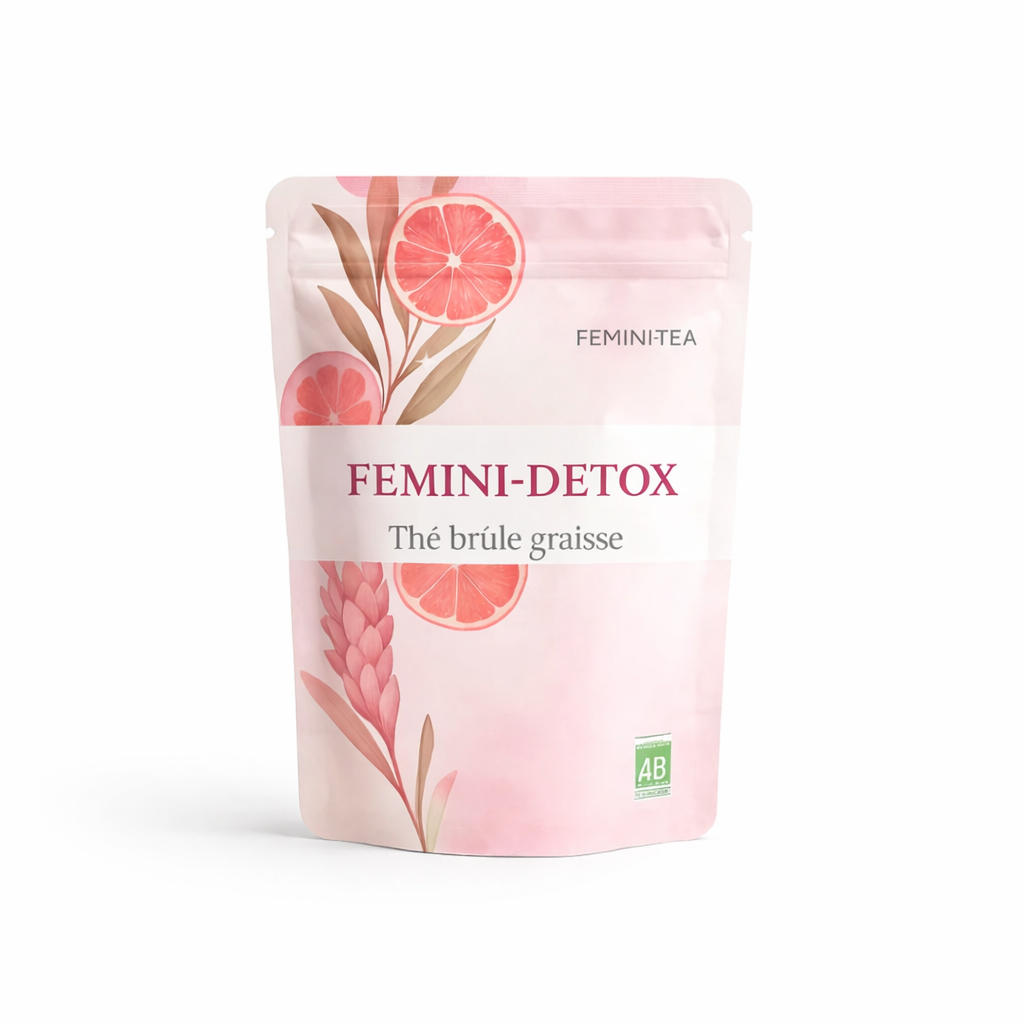 Femini-détox : Thé brûle graisse -pamplemousse et gingembre image